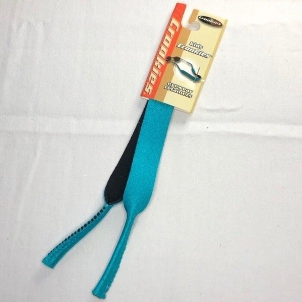 Kids Neoprene Turquoise Original Croakies Glasses Holder